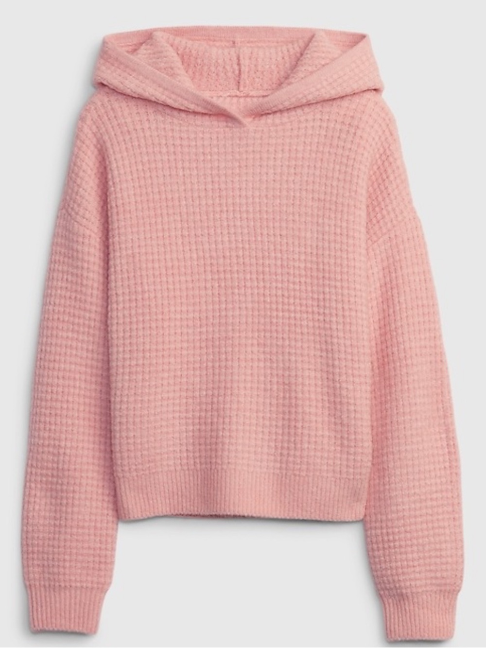 GAP Waffle-Knit Hooded Sweater
